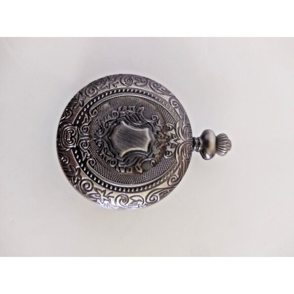 Beautiful Vintage Collection New York Skyline Quartz Pocket Watch New Battery - Picture 10 of 14